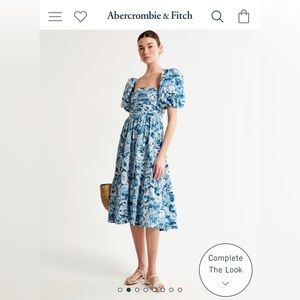 Abercrombie Blue Floral Dress